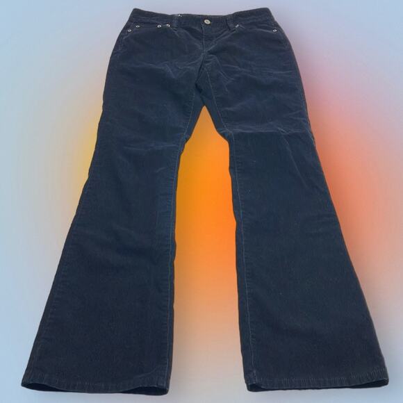 LOFT Women’s 4 LONG Black CURVY BOOT Corduroy Jeans - Picture 2 of 3